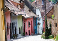 Alte Straßen der Festung Sighisoara, Siebenbürgen