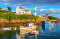Doelan Harbour, Bretagne, Frankreich