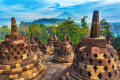Borobudur-Tempel, Yogyakarta, Indonesien