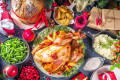 Weihnachts-Truthahn-Abendessen