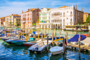 Blick auf den Canal Grande, Venedig, Italien