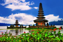 Erstaunlicher Pura Bratan Tempel, Bali