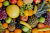 Still Life of Big  Heap Multi-Coloured Fruits,  Background
