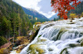 Perlenwasserfall im Jiuzhaigou-Nationalpark