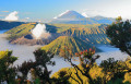 Sonnenaufgang am Vulkan Bromo