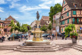 Ein Brunnen in Colmar