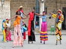 Straßentänzer in Havanna, Kuba