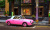Pink Vintage Car, Seoul, Südkorea