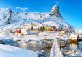 Berggipfel Hammarskaftet, Lofoten