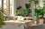 Gemütliches Schlafzimmer mit Zimmerpflanzen