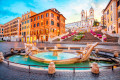 Piazza di Spagna in Rom, Italien