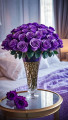 purple roses