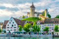 Festung Munot am Rhein, Schweiz