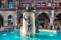 Fischbrunnen in München, Deutschland