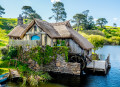 Mühle am Filmset von Hobbiton, Neuseeland