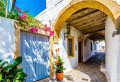 Chora Village, Insel Patmos, Griechenland