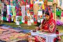Staatliche Kunsthandwerksmesse in Kalkutta, Indien