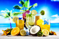 Sommerliche Drinks