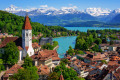 Thunersee, Berner Oberland, Schweiz