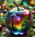 colorful apple