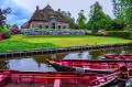 Holländisches Landhaus in Giethoorn, Niederlande