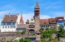Die Altstadt von Bremgarten, Schweiz
