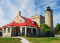 Alter Leuchtturm von Mackinac Point