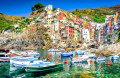Cinque Terre, Riomaggiore, Ligurien, Italien