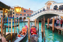 Rialtobrücke über den Canal Grande, Venedig