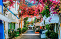 Eine Straße in Puerto de Mogán, Spanien