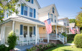 Historische Häuser in Cape May, New Jersey, USA