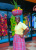 Jamaikanische Frau mit Obstkorb