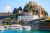 Alte Festung auf der Insel Korfu, Griechenland