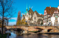 Brücke über die Ill, Straßburg, Frankreich