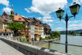 Historische Rheinbrücke, Laufenburg, Deutschland