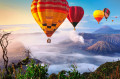 Heißluftballons in Java, Indonesien