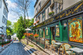 Montmartre Nachbarschaft, Paris, Frankreich