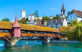 Spreuerbrücke über die Reuss, Luzern