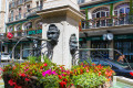 Brunnen auf der Straße von Genf, Schweiz