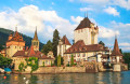 Schloss Oberhofen am Thunersee, Schweiz