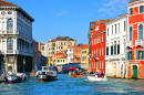 Canal Grande mit Boas, Venedig, Italien