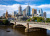 Skyline von Melbourne, Victoria, Australien