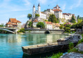 Kirche und Schloss Aarburg, Schweiz