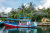 Touristenboot am Pier, Koh Chang, Thailand