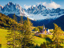 Dolomiten Alpen, Santa Magdalena, Italien