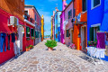 Burano Island, Venedig, Italien