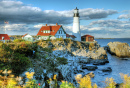 Portland Head Light, Neuengland, Vereinigte Staaten von Amerika