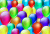 Farbige Ballons Hintergrund