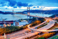 Tsing Ma Brücke in Hongkong