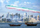 Flugschau der italienischen Luftstreitkräfte in Doha, Katar